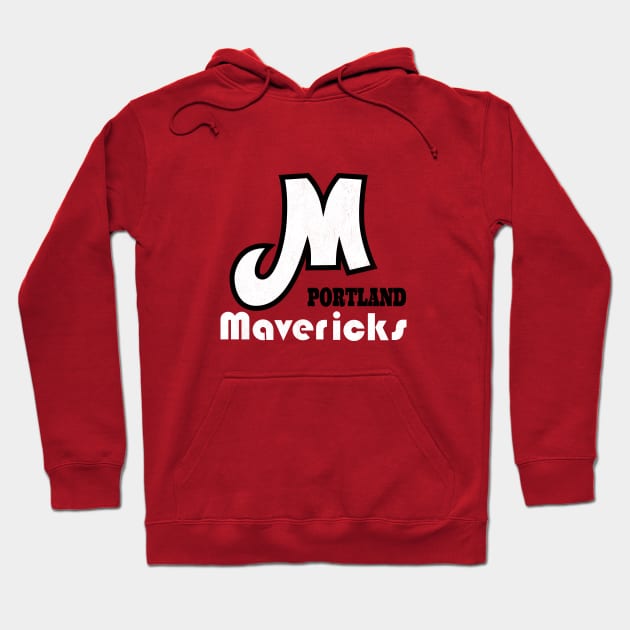 Retro Portland Mavericks Baseball Hoodie by LocalZonly